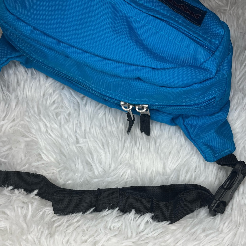 JanSport Unisex Fifth Avenue Pack Turquoise Blue Crest Fanny Pack - Picture 3 of 7